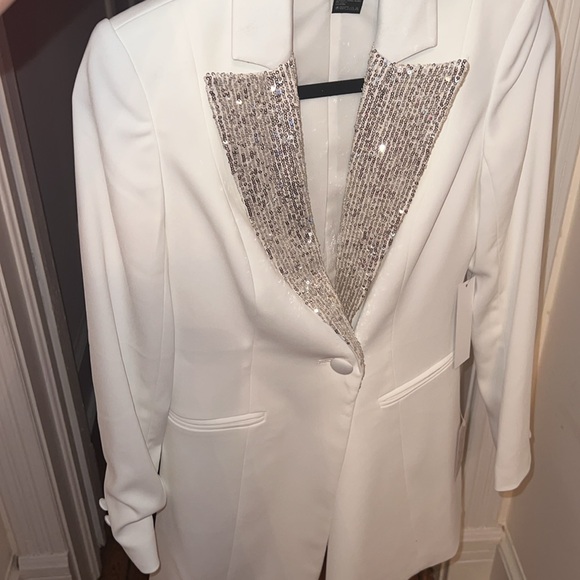 White Blazer Dress - Picture 5 of 5